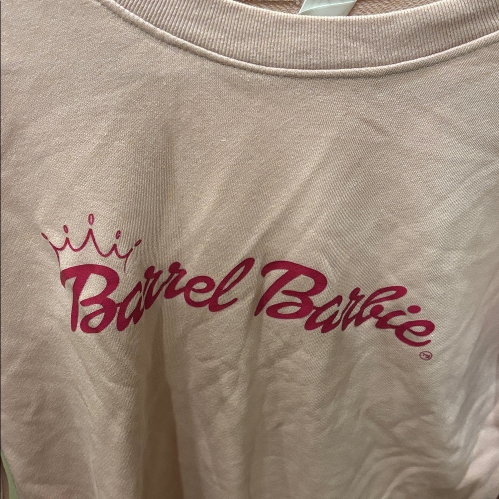Barrel Barbie Light Pink Sweatshirt - Picture 4 of 10
